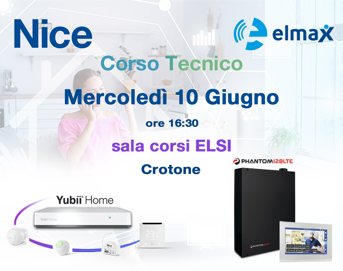 Corso Tecnico Nice/Elmax Crotone