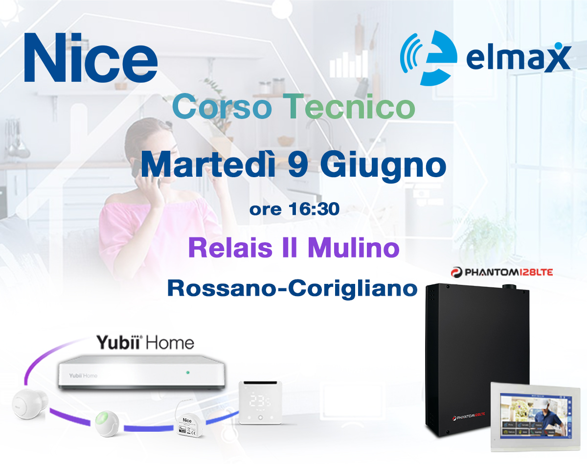 Corso Tecnico Nice/Elmax Rossano-Corigliano